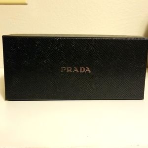PRADA black case sunglasses